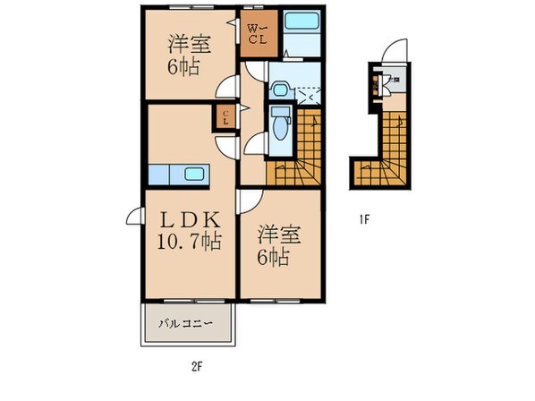 レジナスⅢの物件間取画像